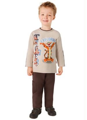 Conjunto Winnie The Pooh Brandili Bege
