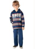 Conjunto Blusão e Calça Infantil Brandili Azul