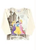 Blusa Infantil Princesas Brandili Bege