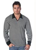 Camisa Preta Gola Pólo