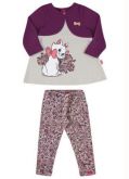 Vestido e Legging Marie Brandili Roxo