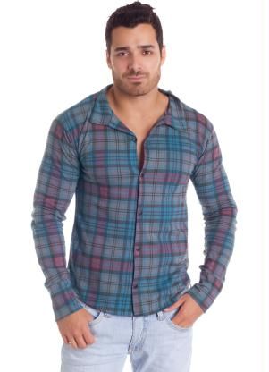 Camisa Manga Longa Xadrez