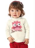Blusa Infantil Brandili Bege