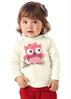 Blusa Infantil Brandili Bege