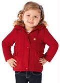 Jaqueta Infantil Brandili Mundi Vermelho