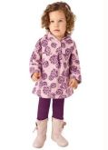 Conjunto Mini Vestido e Legging Brandili Rosa