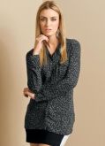 Camisa Feminina com Estampa de Onça