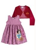 Vestido e Bolero Princesas Brandili Rosa