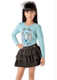 Conjunto Infantil Inverno Bege e Onça