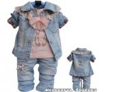 Conjunto Jeans bailarina 3pc