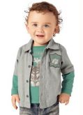 Camisa Infantil Brandili Mundi Verde
