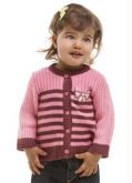Casaco Feminino de Tricô Kyly Rosa