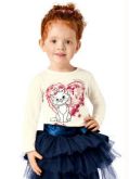 Blusa Infantil Marie Brandili Bege