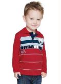 Camisa Polo Infantil Alakazoo Vermelho Intenso