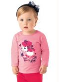 Blusa Infantil Brandili Rosa
